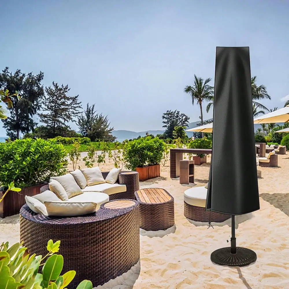 Umbrella Cover Small Patio Cover For 6 Ft To 9 Ft Table Umbrellas Waterproof, Windproof And UVBlocking Garden Parasol Covers, D
Umbrella Cover Small Patio Cover For 6 Ft To 9 Ft Table Umbrellas Waterproof, Windproof And UVBlocking Garden Parasol Covers, D