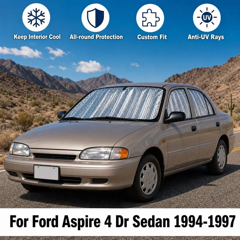 For Ford Aspire 4 Dr Sedan 1994-1997 Full Set Car Window Sunshades UV Block Privacy Heat Insulated Foldable Car Curtain
For Ford Aspire 4 Dr Sedan 1994-1997 Full Set Car Window Sunshades UV Block Privacy Heat Insulated Foldable Car Curtain