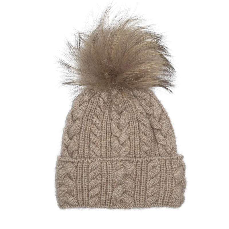 Hat Raccoon Fur Pompom Women Winter Knit Beanie Warm Ski Accessory For Cold Weather Autumn Sport Outdoor Luxury
Hat Raccoon Fur Pompom Women Winter Knit Beanie Warm Ski Accessory For Cold Weather Autumn Sport Outdoor Luxury