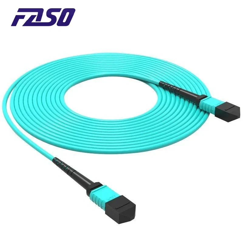 MPO Fiber Patch Cable, 8 Strand OM3 Type B, Multi-Mode, 1/3/5/7/10M, FTTH Patchcord For QSFP+ & QSFP28 Transceiver Application
MPO Fiber Patch Cable, 8 Strand OM3 Type B, Multi-Mode, 1/3/5/7/10M, FTTH Patchcord For QSFP+ & QSFP28 Transceiver Application