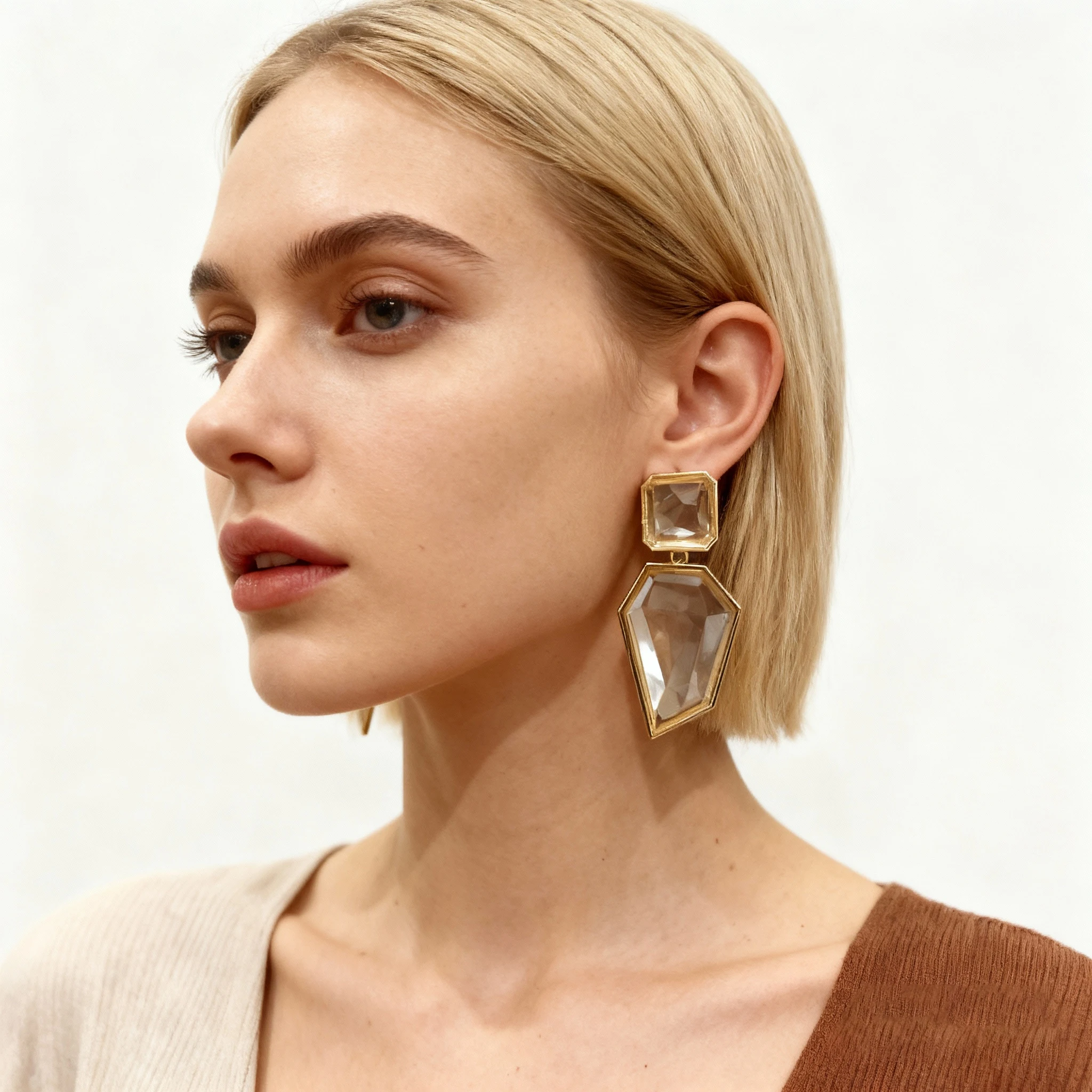 Fashion Irregular Resin Stone Big Dangle Earrings for Women Geometric Transparent Crystal Pendant Earrings Statement Jewelry
Fashion Irregular Resin Stone Big Dangle Earrings for Women Geometric Transparent Crystal Pendant Earrings Statement Jewelry