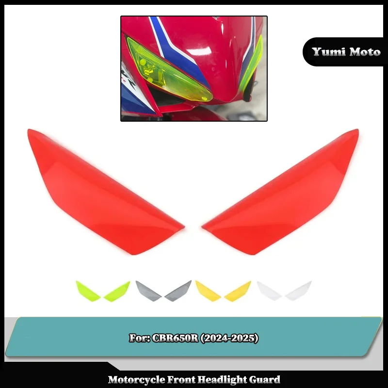 Motorcycle Accessories Acrylic Front Headlight Guard Head Light Lens Cover Protector For HONDA CBR650R CBR 650R 2024 2025
Motorcycle Accessories Acrylic Front Headlight Guard Head Light Lens Cover Protector For HONDA CBR650R CBR 650R 2024 2025