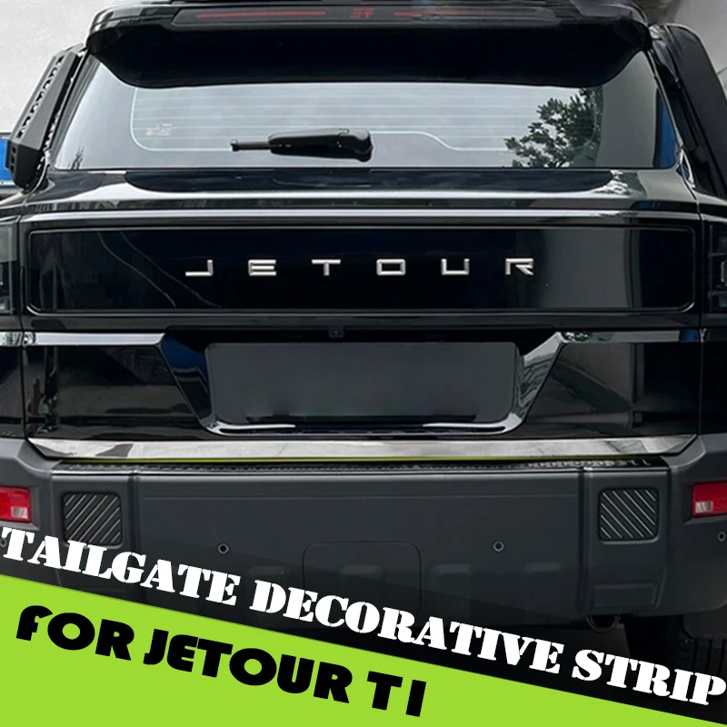 Декоративная полоса задней двери автомобиля, подходит для Jetour Shanhai T1 2024 2025, модифицированная декоративная полоса из АБС-пластика с гальваническим покрытием, автомобильные аксессуары 
Декоративная полоса задней двери автомобиля, подходит для Jetour Shanhai T1 2024 2025, модифицированная декоративная полоса из АБС-пластика с гальваническим покрытием, автомобильные аксессуары
