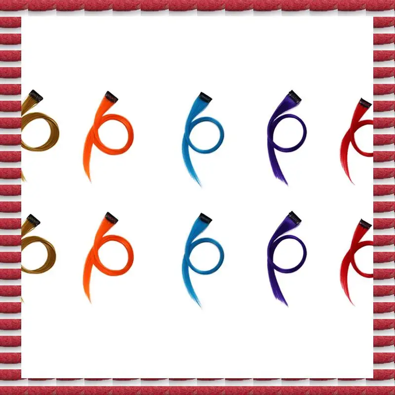 A97G Rainbow Highlighted Multi-Colour Hair Extension Hairpin Long Straight Hair Clip Trimmable For Hair False Hair 3.2X55cm, Dur
A97G Rainbow Highlighted Multi-Colour Hair Extension Hairpin Long Straight Hair Clip Trimmable For Hair False Hair 3.2X55cm, Dur