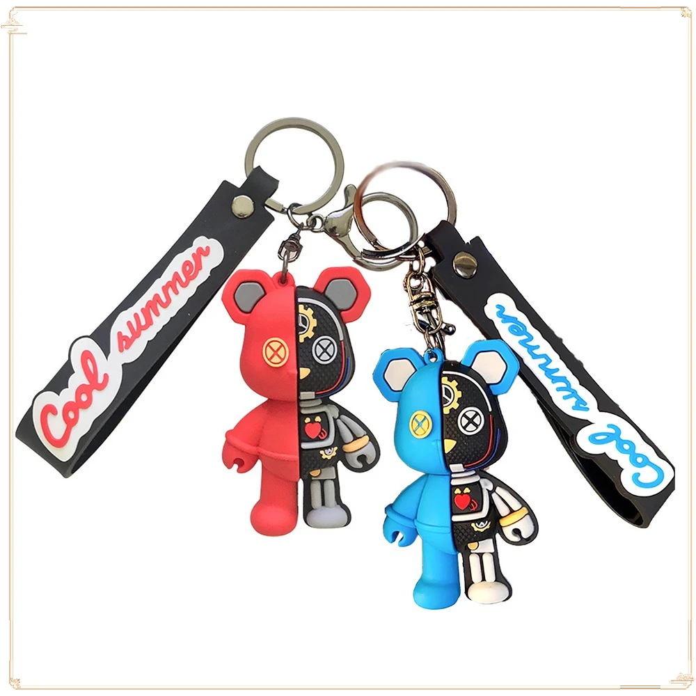 Cool and Handsome Mechanical Cartoon Violent Bear Dolls Keychain New Couple Backpack Pendant Exquisite Christmas Popular Gifts
Cool and Handsome Mechanical Cartoon Violent Bear Dolls Keychain New Couple Backpack Pendant Exquisite Christmas Popular Gifts