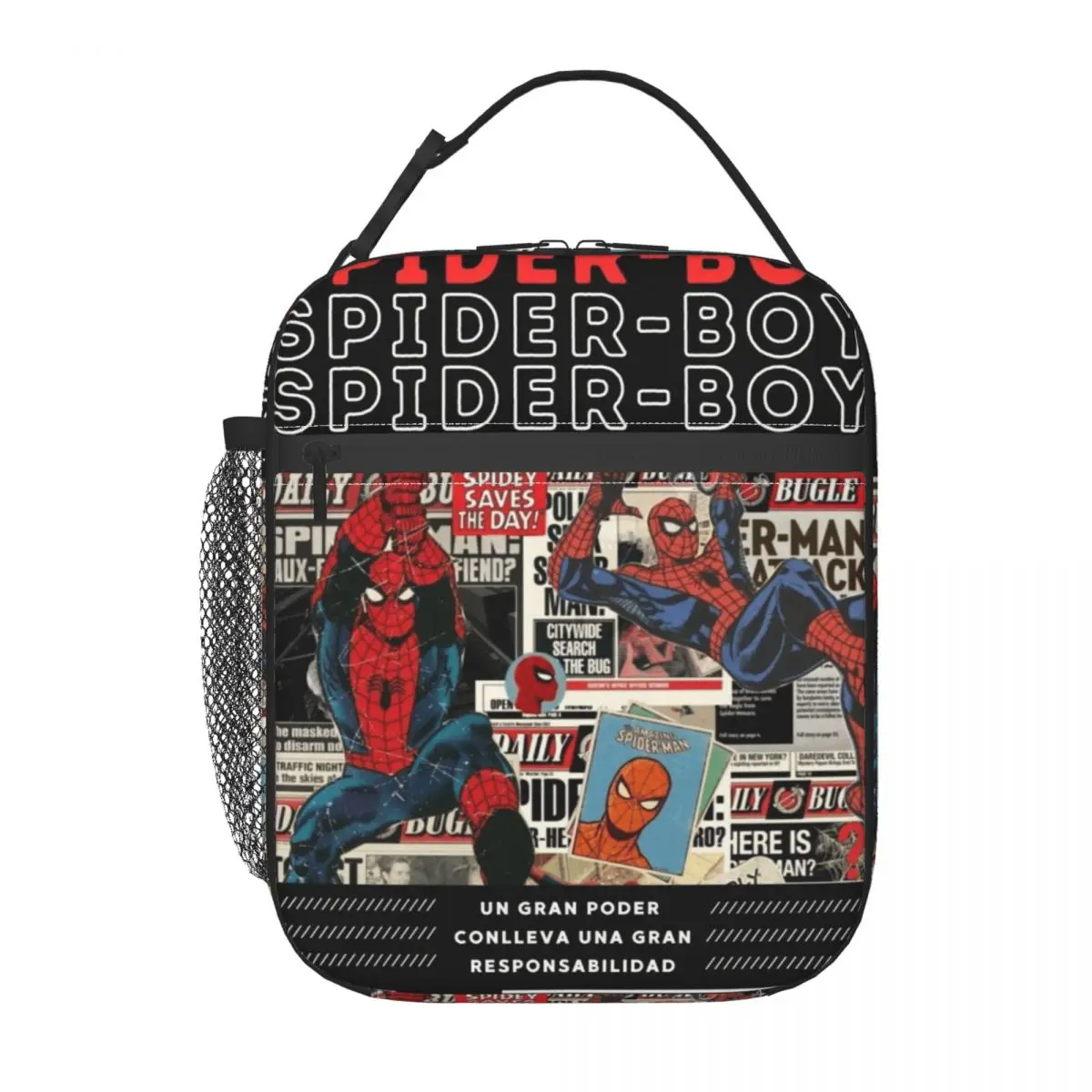 Изолированная сумка для обедов Marvel Spider-Man, подходит для работы и учебы, герметичный и сохраняющий холод контейнер для еды Avengers.
Изолированная сумка для обедов Marvel Spider-Man, подходит для работы и учебы, герметичный и сохраняющий холод контейнер для еды Avengers.