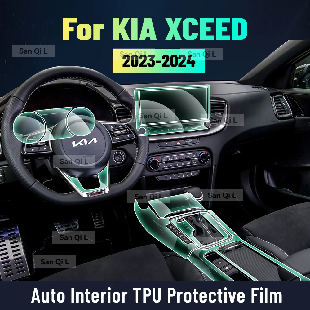 For KIA XCEED 2023 2024 Interior Center Console Clear Protective Film TPU Car Anti Scratch Tint Accessories Refit Set
For KIA XCEED 2023 2024 Interior Center Console Clear Protective Film TPU Car Anti Scratch Tint Accessories Refit Set