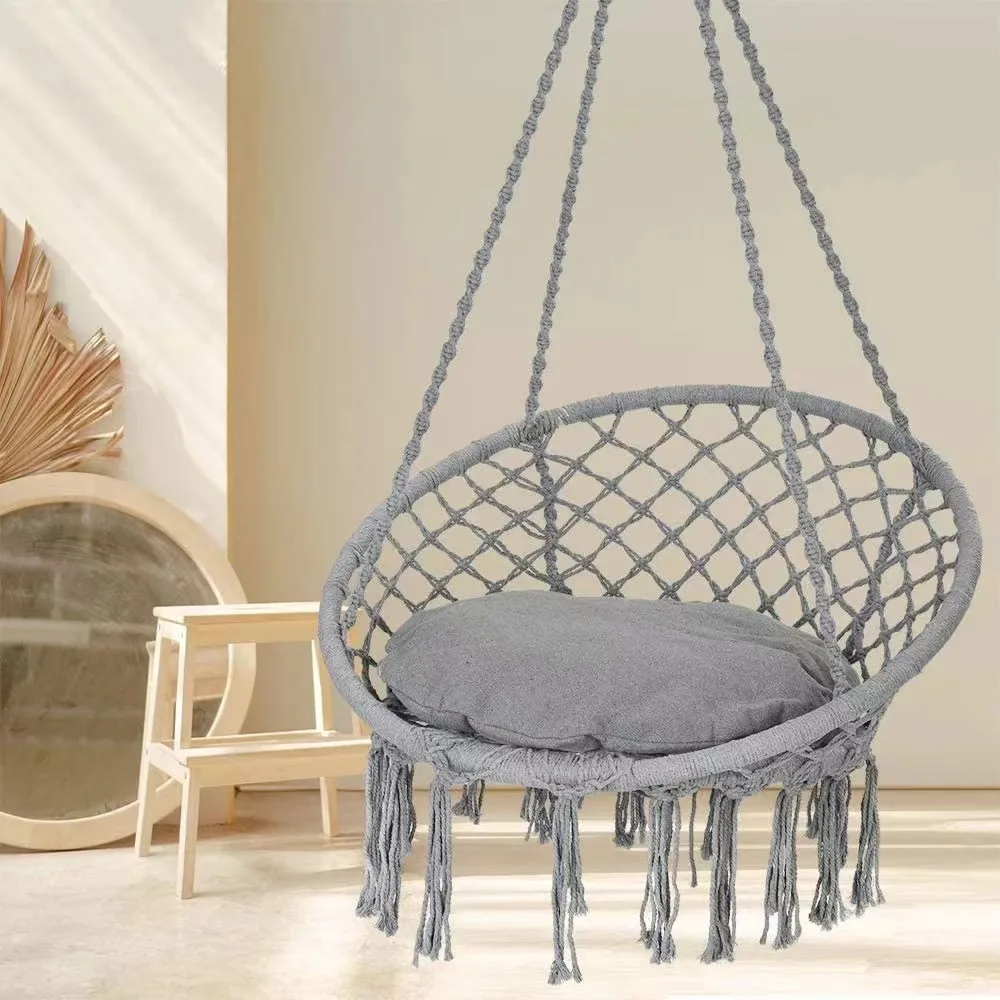 Nordic B & B Hanging Basket Tassel Hanging Chair Children's Indoor Dormitory Lazy Chair Adult Thickened Outdoor Courtyard Swing
Nordic B & B Hanging Basket Tassel Hanging Chair Children's Indoor Dormitory Lazy Chair Adult Thickened Outdoor Courtyard Swing