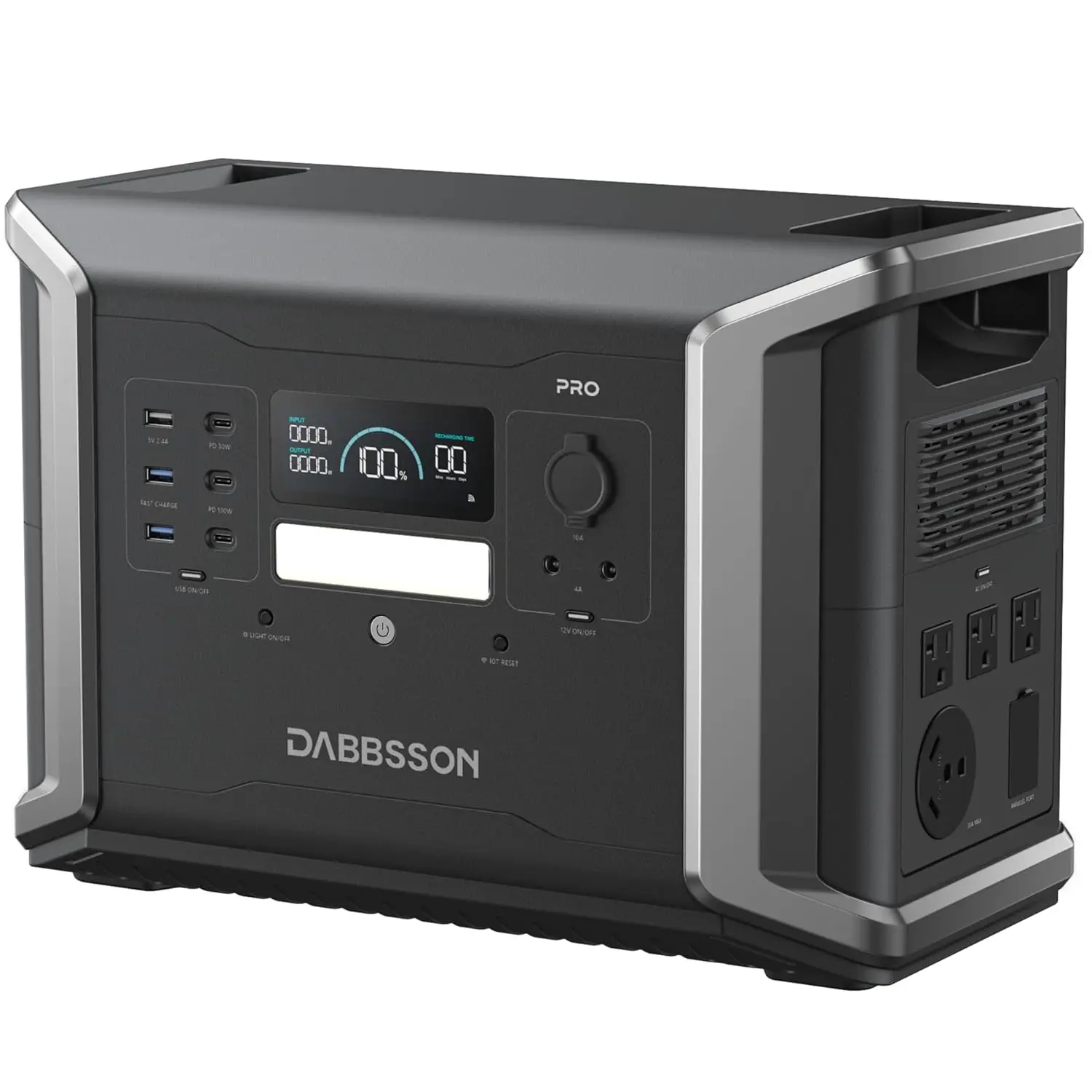 Портативная электростанция 1382 Вт·ч, номинальная мощность 2400 Вт, зарядка до 80% за 32 минуты, расширяемая до 4600 Вт, 11.3 кВт·ч, DBS 1400Pro NEMA TT-30R, индивидуальная комплектация
Портативная электростанция 1382 Вт·ч, номинальная мощность 2400 Вт, зарядка до 80% за 32 минуты, расширяемая до 4600 Вт, 11.3 кВт·ч, DBS 1400Pro NEMA TT-30R, индивидуальная комплектация