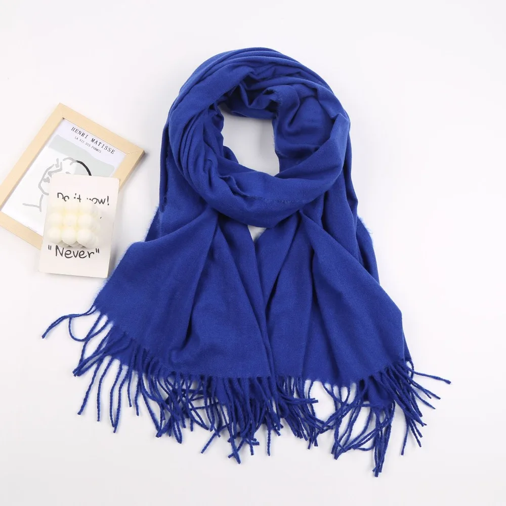 Fashion Decoration Solid Color Imitation Cashmere Scarf Long Comfortable Shawl Wraps Thicken Neck Guard Shawl Women Girls
Fashion Decoration Solid Color Imitation Cashmere Scarf Long Comfortable Shawl Wraps Thicken Neck Guard Shawl Women Girls