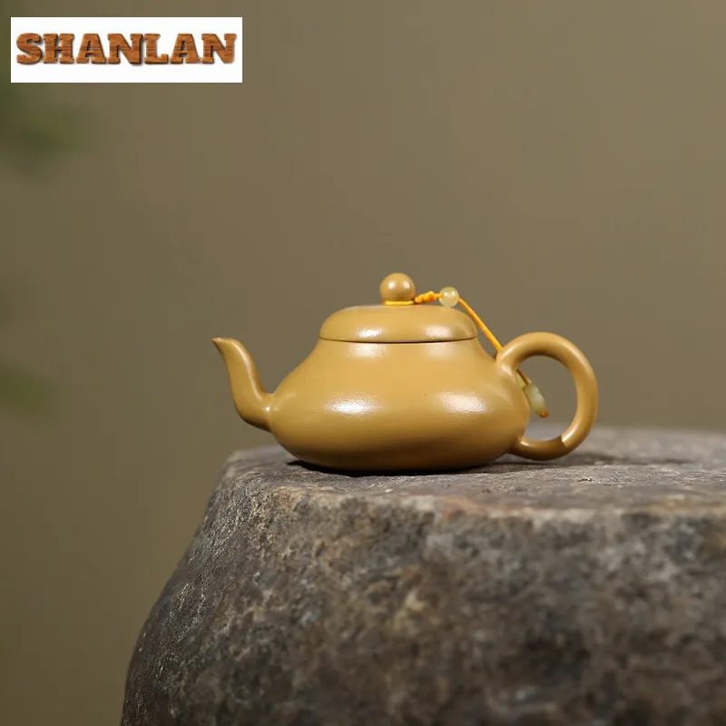 110ml Antique Yixing Purple Clay Teapots Handmade Jun De Pot Raw Ore Gold Zhu Mud Kettle With Filter Chinese Zisha Tea Set Tea
110ml Antique Yixing Purple Clay Teapots Handmade Jun De Pot Raw Ore Gold Zhu Mud Kettle With Filter Chinese Zisha Tea Set Tea