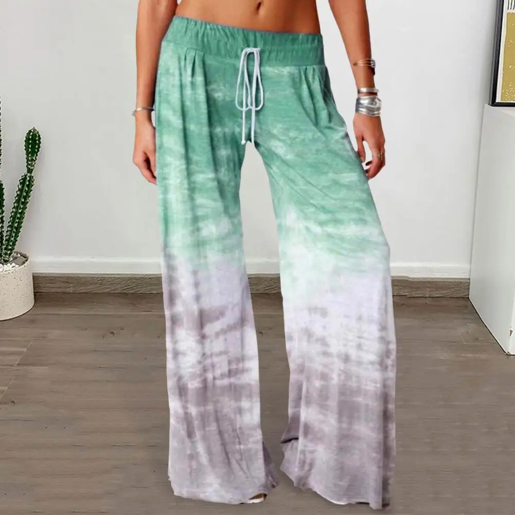 Comfortable Wide-leg Pants Wide-leg Casual Pants Wide-leg Elastic Waist Women's Yoga Pants Adjustable Drawstring for Casual
Comfortable Wide-leg Pants Wide-leg Casual Pants Wide-leg Elastic Waist Women's Yoga Pants Adjustable Drawstring for Casual