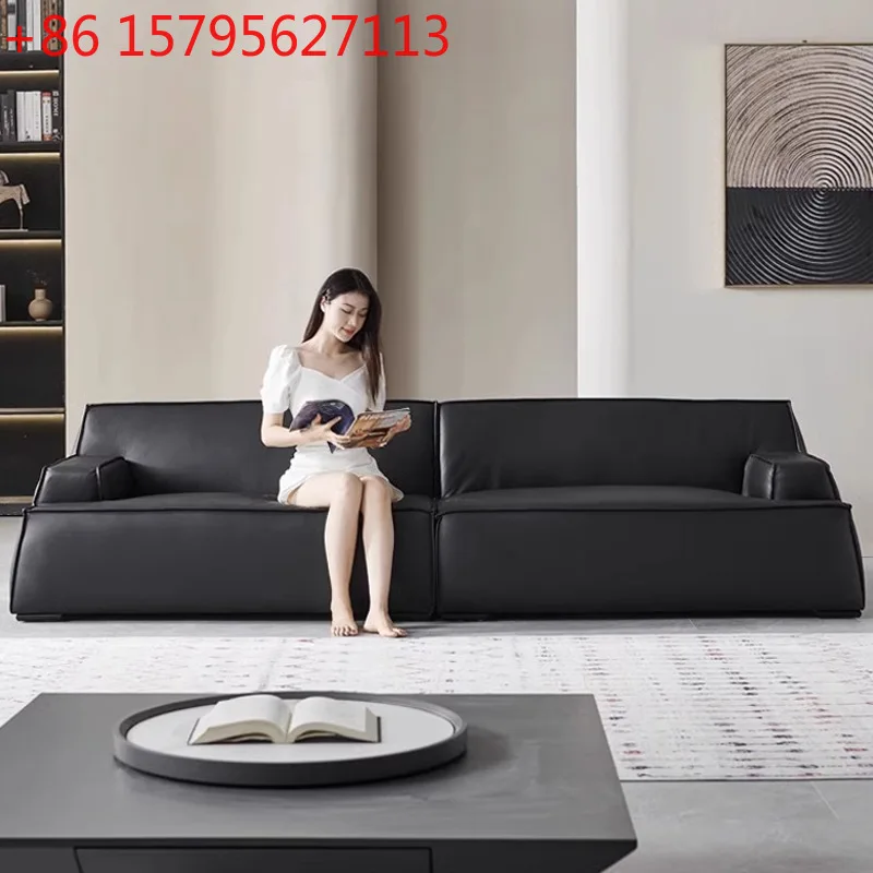 Italian minimalist first-layer cowhide sofa Modern minimalist home leather sofa
Italian minimalist first-layer cowhide sofa Modern minimalist home leather sofa