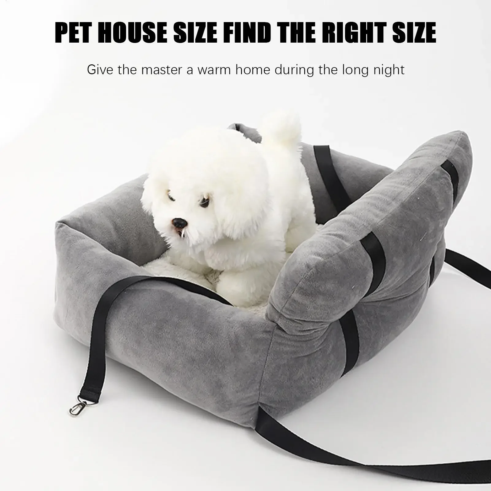 Dog Car Seat Pet Travel Booster Seat with Handle Dog Safety Car Seat Dog Car Bed Dual-Use for Car and Home Travel Carrier Bed
Dog Car Seat Pet Travel Booster Seat with Handle Dog Safety Car Seat Dog Car Bed Dual-Use for Car and Home Travel Carrier Bed