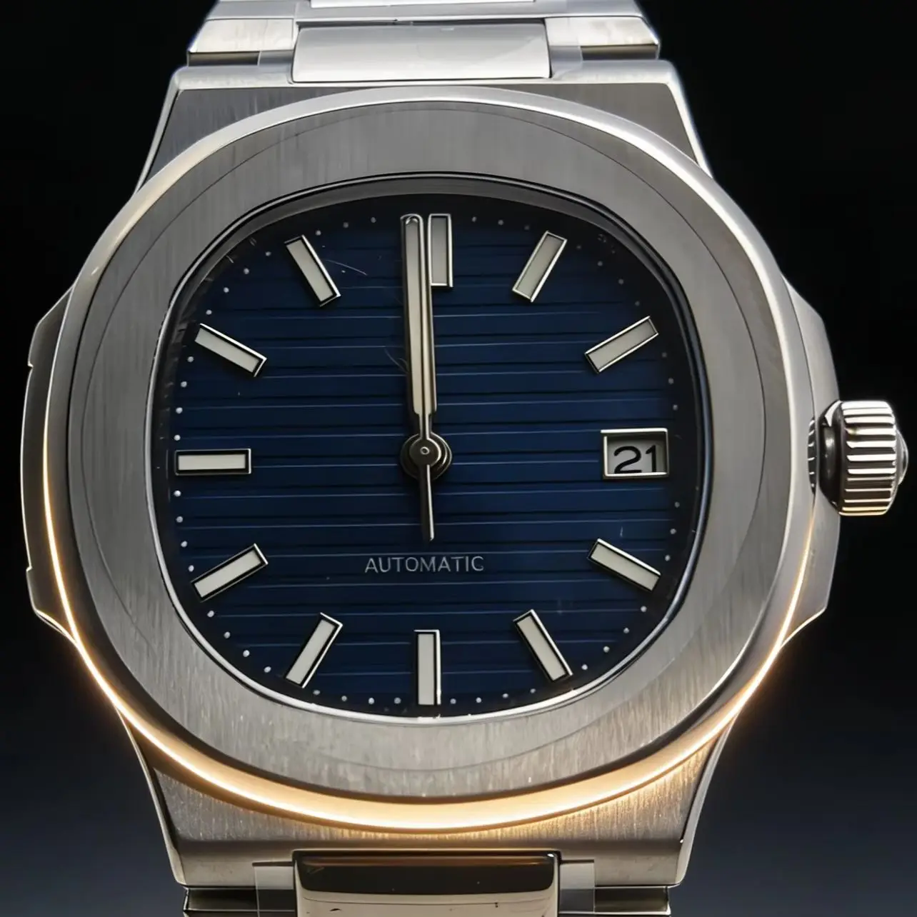 NH35 Automatic Mechanical Watch Men 40mm Stainless Steel Case 100M Waterproof Date Display Luminous Wristwatch
NH35 Automatic Mechanical Watch Men 40mm Stainless Steel Case 100M Waterproof Date Display Luminous Wristwatch