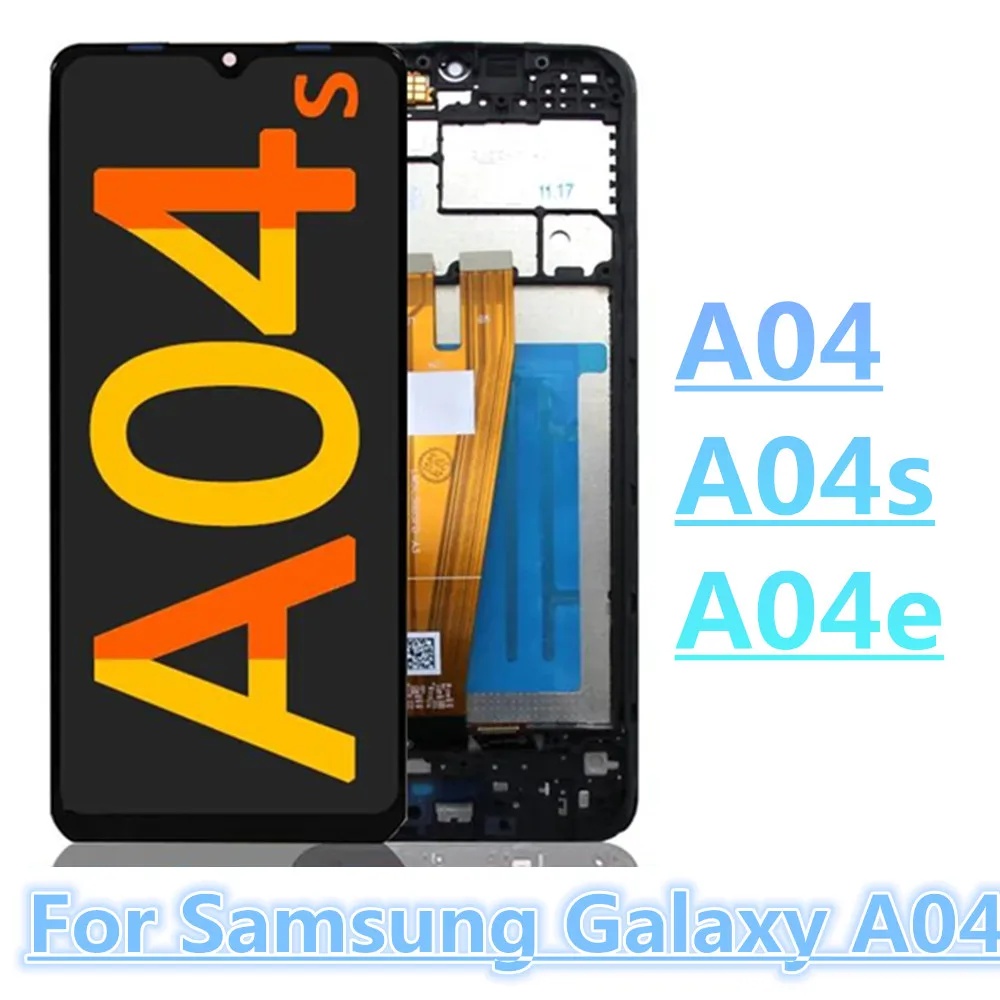 Для Samsung Galaxy A04 A04s A04e ЖК-дисплей с дигитайзером сенсорного экрана в сборе для Samsung A045F A047F A042F Дисплей
Для Samsung Galaxy A04 A04s A04e ЖК-дисплей с дигитайзером сенсорного экрана в сборе для Samsung A045F A047F A042F Дисплей