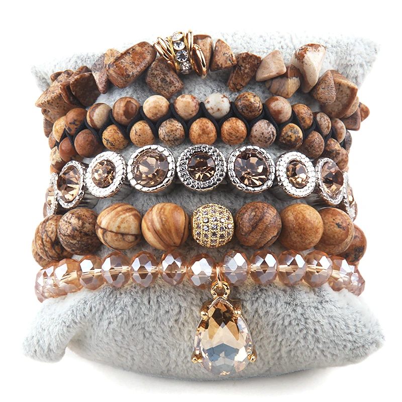RH Fashion Boho Beaded 5pc Stone Stack Bracelet Sets For Women Bohemian Jewelry Gift DropShip
RH Fashion Boho Beaded 5pc Stone Stack Bracelet Sets For Women Bohemian Jewelry Gift DropShip