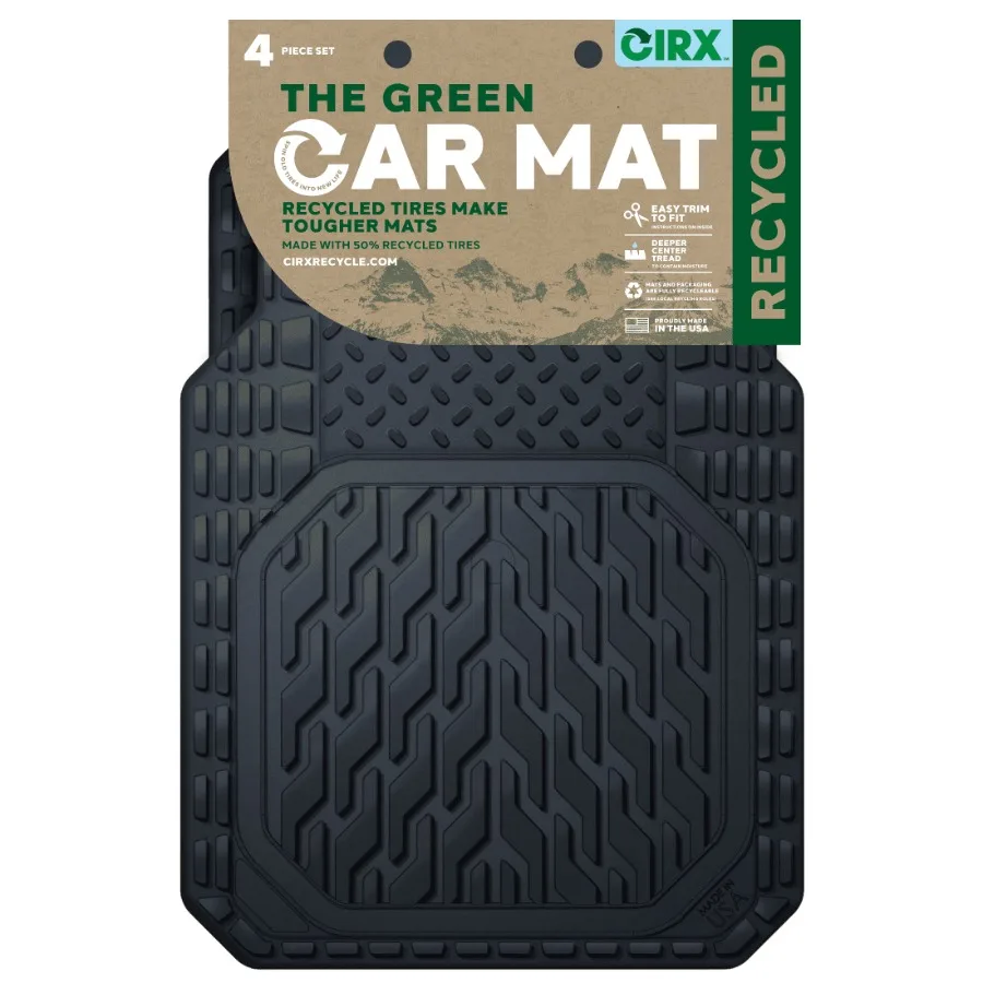 Floor Mats - Universal Trim-to-Fit All Weather Auto SUV Truck 4- Piece Mats
Floor Mats - Universal Trim-to-Fit All Weather Auto SUV Truck 4- Piece Mats