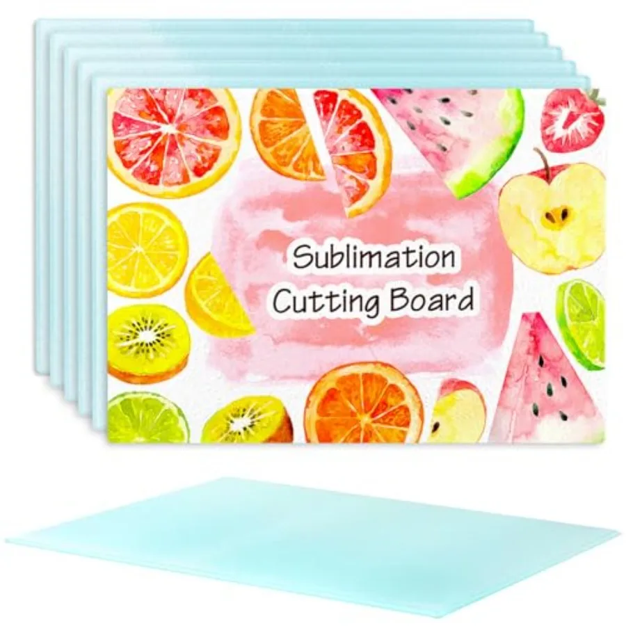 6Pack 11"x15" Sublimation Glass Cutting Board Blanks Textured Tempered Glass Chopping Boards for Kitchen Anti Slip Cutting Boar
6Pack 11"x15" Sublimation Glass Cutting Board Blanks Textured Tempered Glass Chopping Boards for Kitchen Anti Slip Cutting Boar