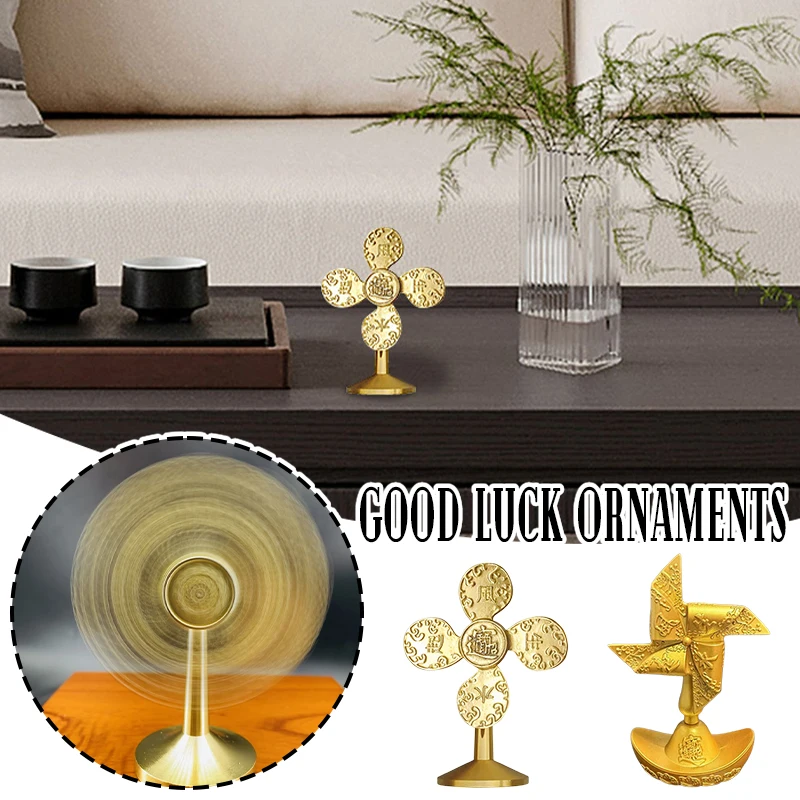 Golden Good Luck Financial Ornaments Chinese Style Feng Shui Statue Wealth Windmill Living Room Cabinet Office Decor Crafts
Golden Good Luck Financial Ornaments Chinese Style Feng Shui Statue Wealth Windmill Living Room Cabinet Office Decor Crafts