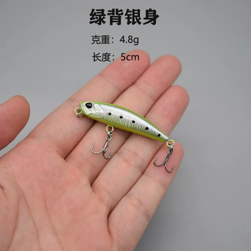 1pcs 5cm/4.8g Mini Laser Hard Minnow Sinking Bait Wobbler Jerkbait Crank Fishing Lures Hook Bass Pesca Fresh Saltwater Tackle
1pcs 5cm/4.8g Mini Laser Hard Minnow Sinking Bait Wobbler Jerkbait Crank Fishing Lures Hook Bass Pesca Fresh Saltwater Tackle