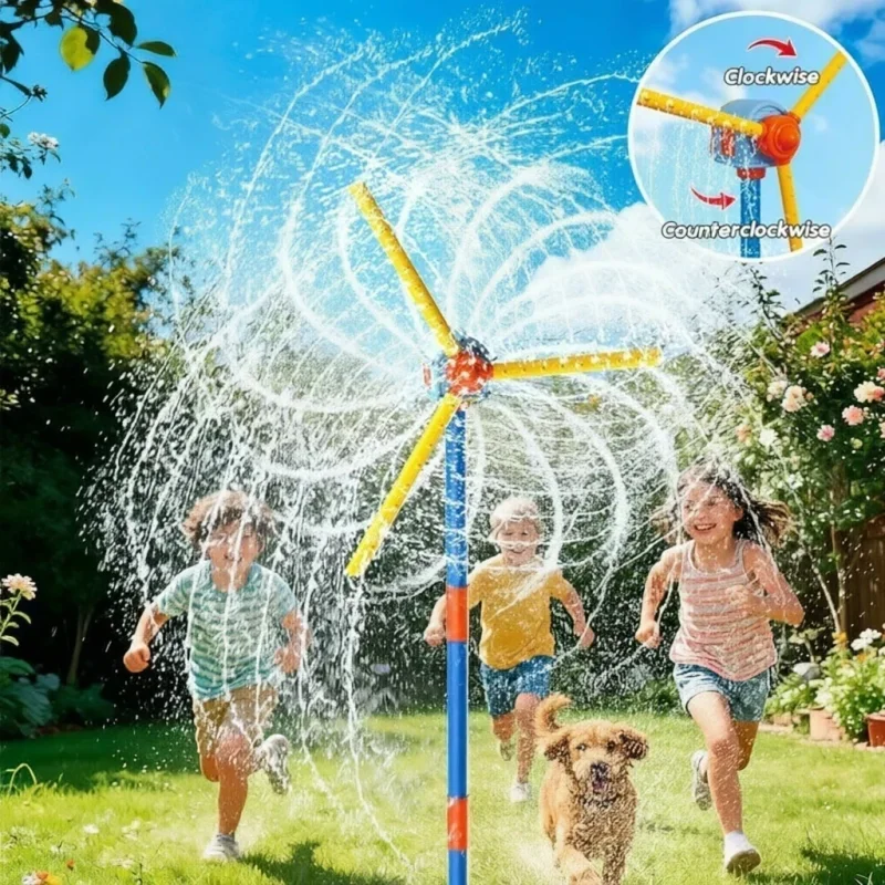 Windmill Water Sprinkler Garden Lawn Sprinkler Outdoor Yard Summer Splash Toy for Kids Portable Garden Watering Tool
Windmill Water Sprinkler Garden Lawn Sprinkler Outdoor Yard Summer Splash Toy for Kids Portable Garden Watering Tool
