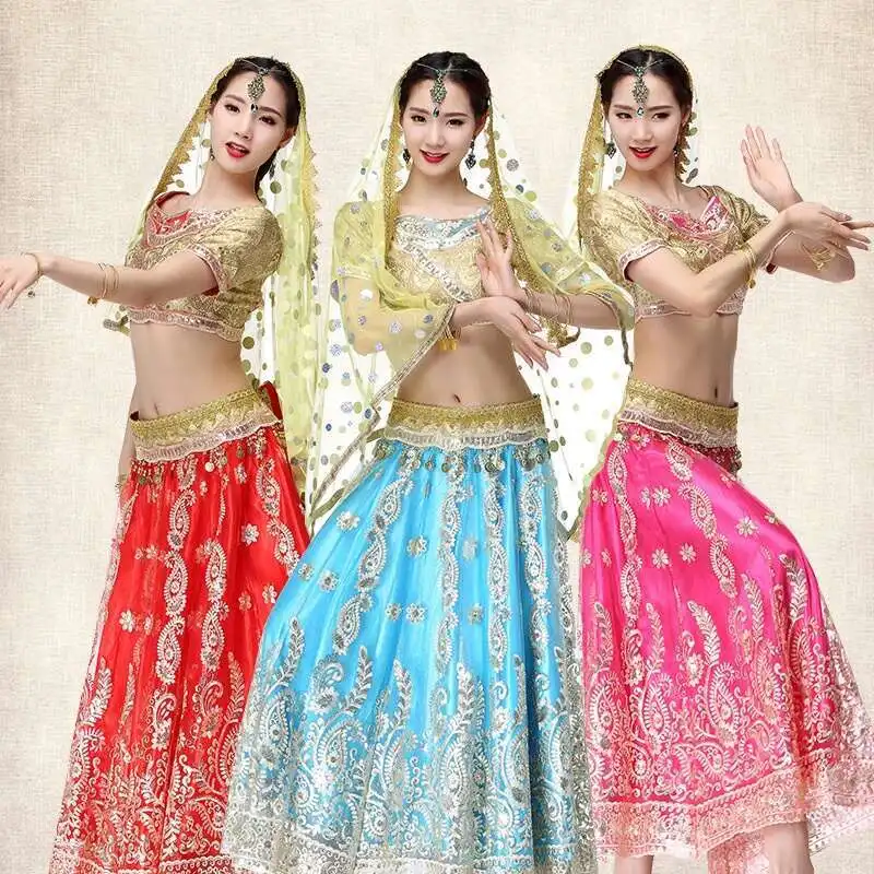 Indian Dance Costume Performance Costume Women Bollywood Costume Opening Dance Belly Dance Big Swing Dress New Set Belly Costume
Indian Dance Costume Performance Costume Women Bollywood Costume Opening Dance Belly Dance Big Swing Dress New Set Belly Costume