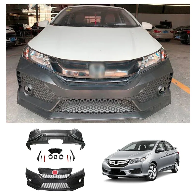 Factory hot salesHot Selling for City Type R Style Bodykit PP ABS Material Bumper Body Kit for 2015-2019 for
Factory hot salesHot Selling for City Type R Style Bodykit PP ABS Material Bumper Body Kit for 2015-2019 for