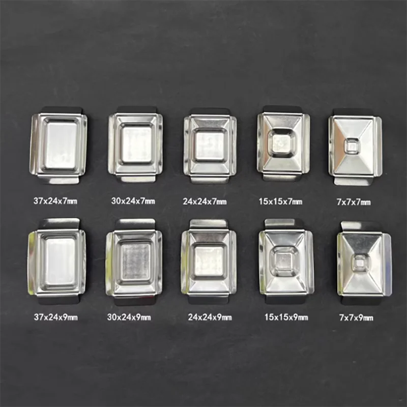 Stainless steel embedded base membrane tissue sample pathological embedding box base paraffin section embedding mold
Stainless steel embedded base membrane tissue sample pathological embedding box base paraffin section embedding mold