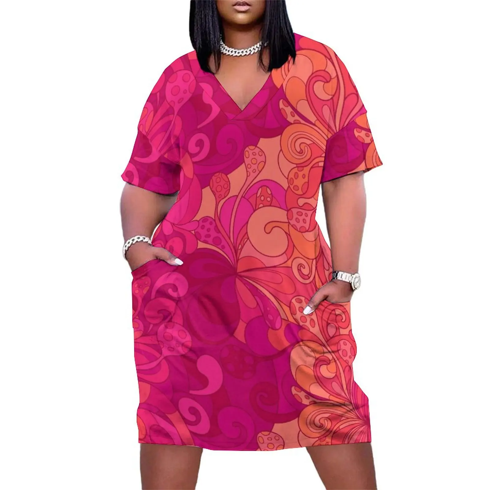 Abstract hallucinogen mushrooms Loose Pocket Dress summer dress woman 2025 party dresses woman
Abstract hallucinogen mushrooms Loose Pocket Dress summer dress woman 2025 party dresses woman