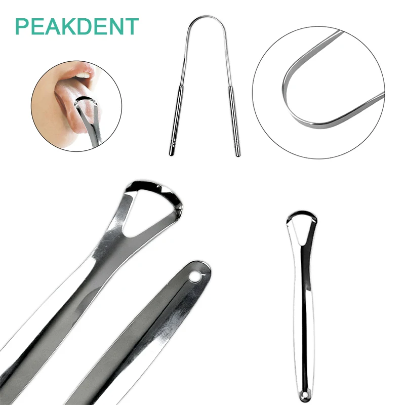 2pcs/Set Portable Stainless Steel Tongue Scraper Brush For Removing Tongue Coating And Reducing Bad Breath Oral Hygiene Cleaner
2pcs/Set Portable Stainless Steel Tongue Scraper Brush For Removing Tongue Coating And Reducing Bad Breath Oral Hygiene Cleaner