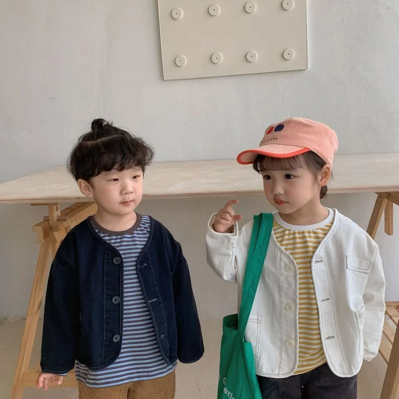 Spring Autumn Unisex solid color casual jackets boys fashion cotton Cardigan Girls wide all-match outerwear
Spring Autumn Unisex solid color casual jackets boys fashion cotton Cardigan Girls wide all-match outerwear