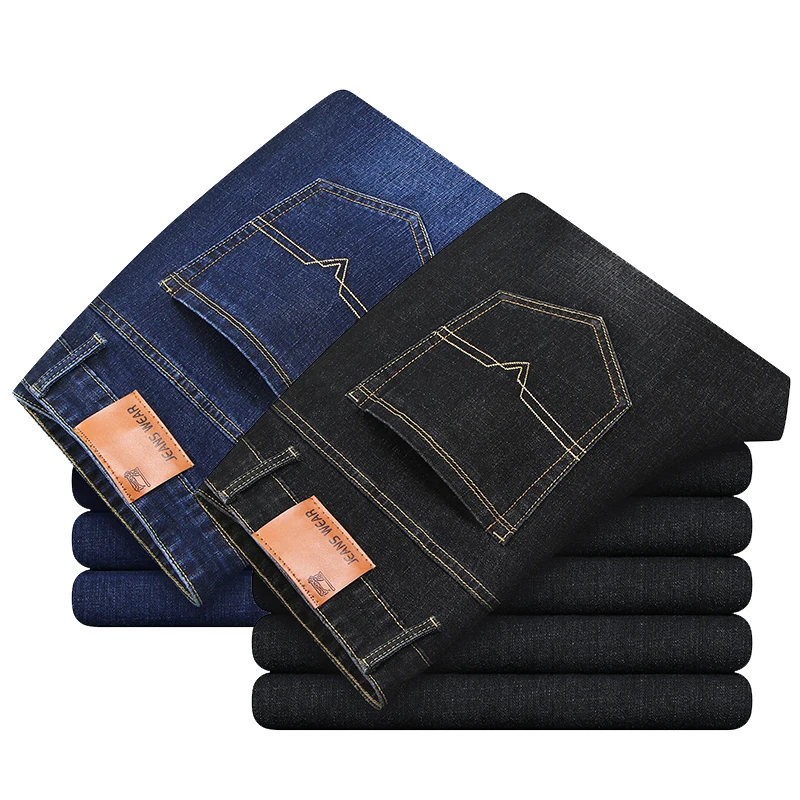Mens New Jeans Winter Spring Casual Pants Slim Fit Designer Denim Pants American Style Elastic Male Classic Blue Black Trousers
Mens New Jeans Winter Spring Casual Pants Slim Fit Designer Denim Pants American Style Elastic Male Classic Blue Black Trousers