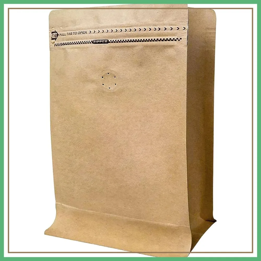 50 Pcs Kraft Coffee Bags with Valve, 8oz Stand Up Pouches for Coffee Bean Storage
50 Pcs Kraft Coffee Bags with Valve, 8oz Stand Up Pouches for Coffee Bean Storage