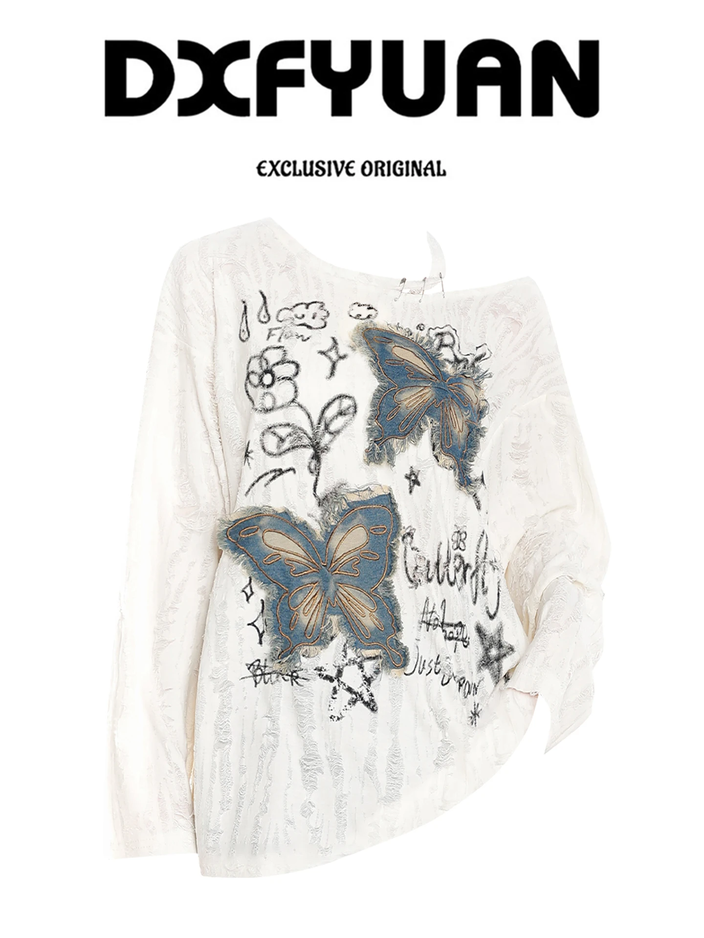 Women Graphic Print T-shirt Harajuku Y2k O-Neck Tees Top Vintage Aesthetic Oversize Long Sleeve T-shirts 2000s Fashion Clothes
Women Graphic Print T-shirt Harajuku Y2k O-Neck Tees Top Vintage Aesthetic Oversize Long Sleeve T-shirts 2000s Fashion Clothes