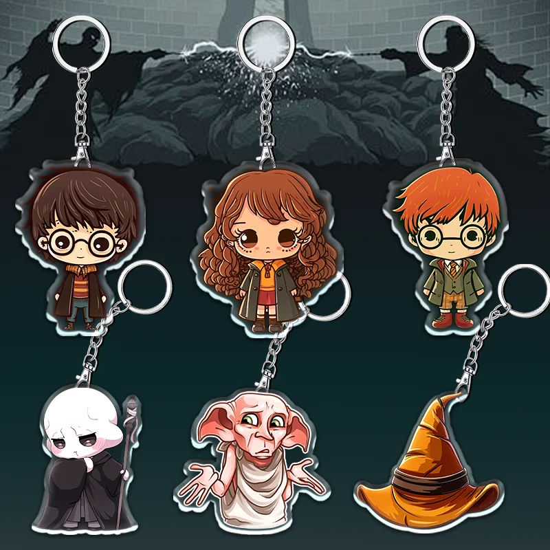 12cm Harry Potter Thing Acrylic Cute Keychain Student Backpack Harry Hermione Ronald Pendant Accessory Children's Festival Gift
12cm Harry Potter Thing Acrylic Cute Keychain Student Backpack Harry Hermione Ronald Pendant Accessory Children's Festival Gift