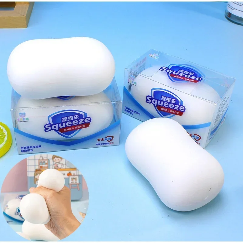 *-*Soap Ball Squishy Stress Ball Filled Soft Squeeze Fidget Toy Anti-Stress Anxiety Relief Hand Decompression Toy
*-*Soap Ball Squishy Stress Ball Filled Soft Squeeze Fidget Toy Anti-Stress Anxiety Relief Hand Decompression Toy