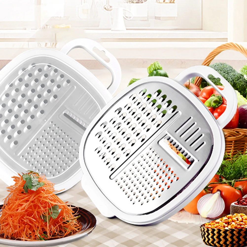 Stainless Steel Vegetable Slicers Grater Peeler for Vegetables Fruits Carrot Potato Ginger Garlic 2 Sizes Hole Slice Slot
Stainless Steel Vegetable Slicers Grater Peeler for Vegetables Fruits Carrot Potato Ginger Garlic 2 Sizes Hole Slice Slot