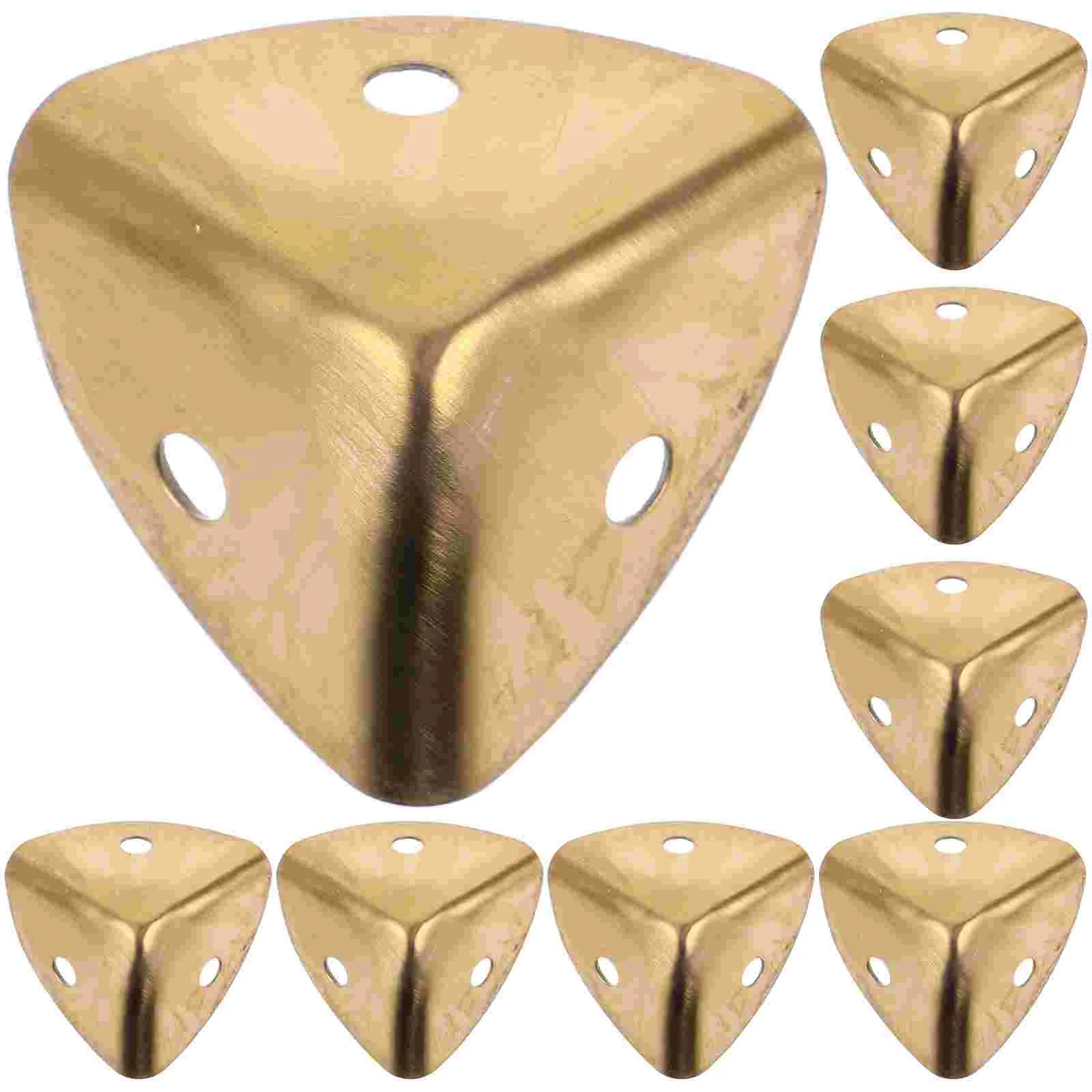 8 Pcs Cabinet Door Bumper Wooden Box Corner Bumpers Metal Protector Stainless Steel Furniture Protectors
8 Pcs Cabinet Door Bumper Wooden Box Corner Bumpers Metal Protector Stainless Steel Furniture Protectors