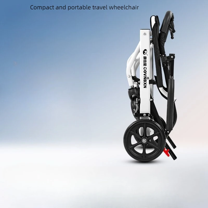 Lightweight Foldable Wheelchair with Carbon Steel Frame Solid Tires Split Brake System and Airplane Approved Travel Design
Lightweight Foldable Wheelchair with Carbon Steel Frame Solid Tires Split Brake System and Airplane Approved Travel Design