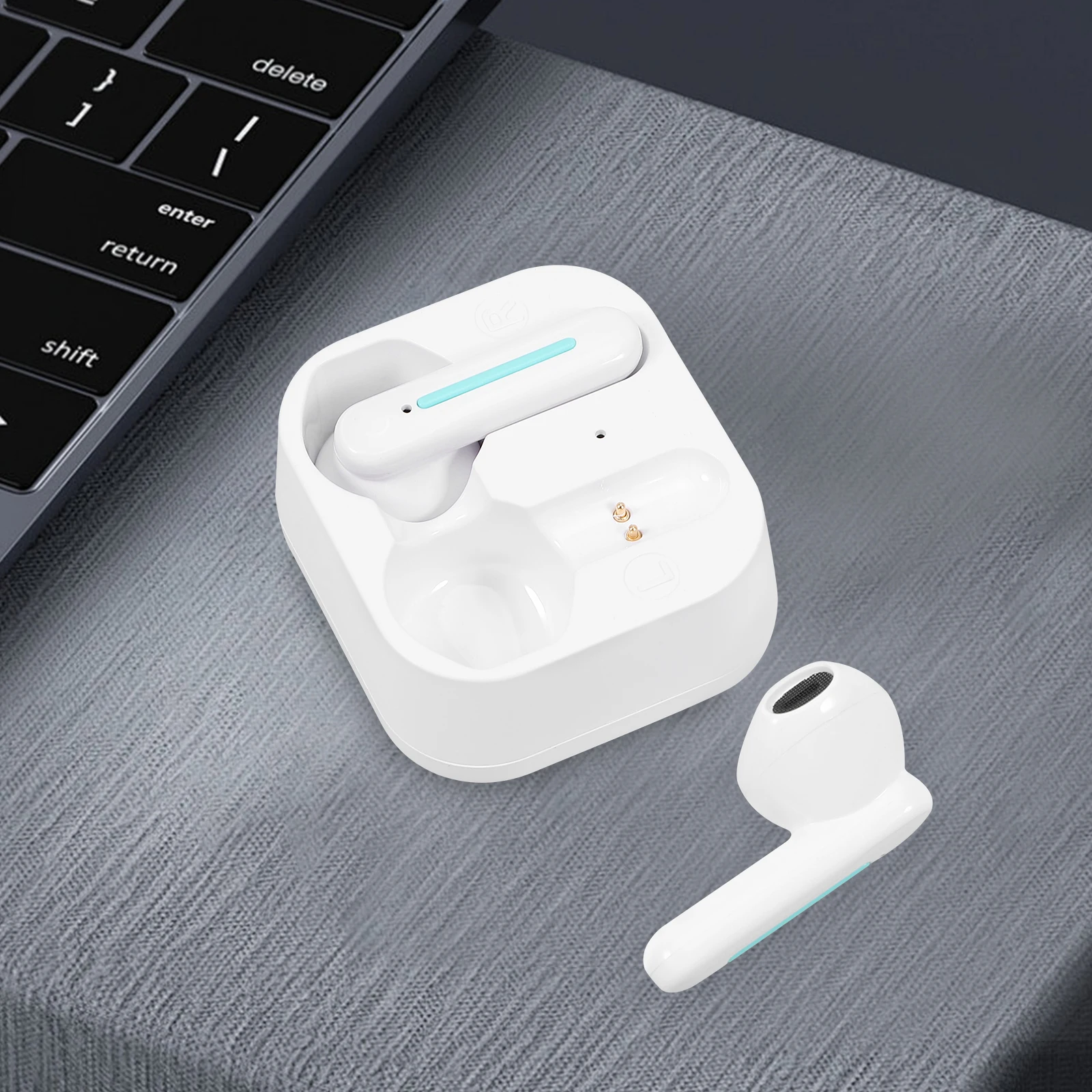 Wireless Earbuds Headphones for Running Cycling Music Gaming White Fitness Stable Connection Comfortable Design Noise
Wireless Earbuds Headphones for Running Cycling Music Gaming White Fitness Stable Connection Comfortable Design Noise