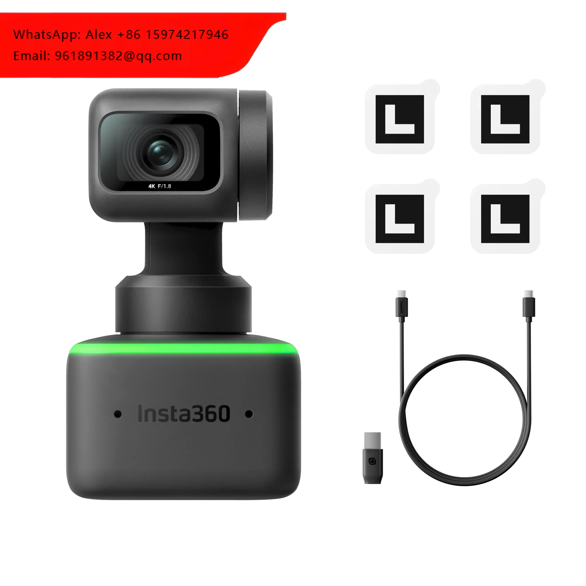 Insta360 Link 2C Mini Camcorder With TF Card Support 4K High Definition Face Tracking For Sports & Car Live Recording
Insta360 Link 2C Mini Camcorder With TF Card Support 4K High Definition Face Tracking For Sports & Car Live Recording