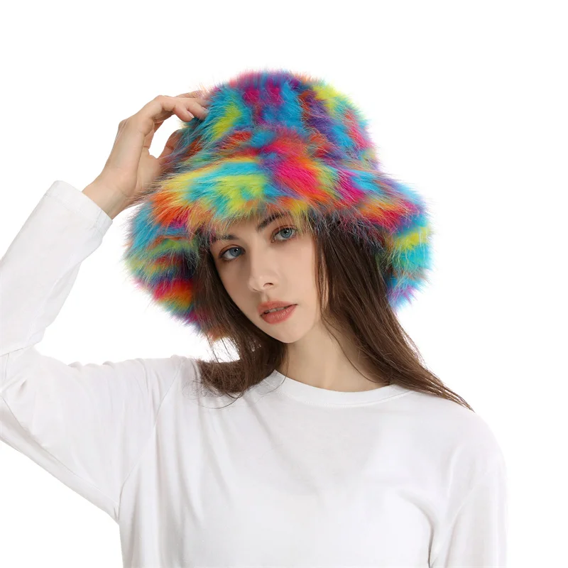 2024 y2K Fluffy Faux Fur Bucket Caps Lady Luxury Fashion Party Panama Fisherman Cap Women Rabbit Fur Warm Thick Plush Winter Hat
2024 y2K Fluffy Faux Fur Bucket Caps Lady Luxury Fashion Party Panama Fisherman Cap Women Rabbit Fur Warm Thick Plush Winter Hat