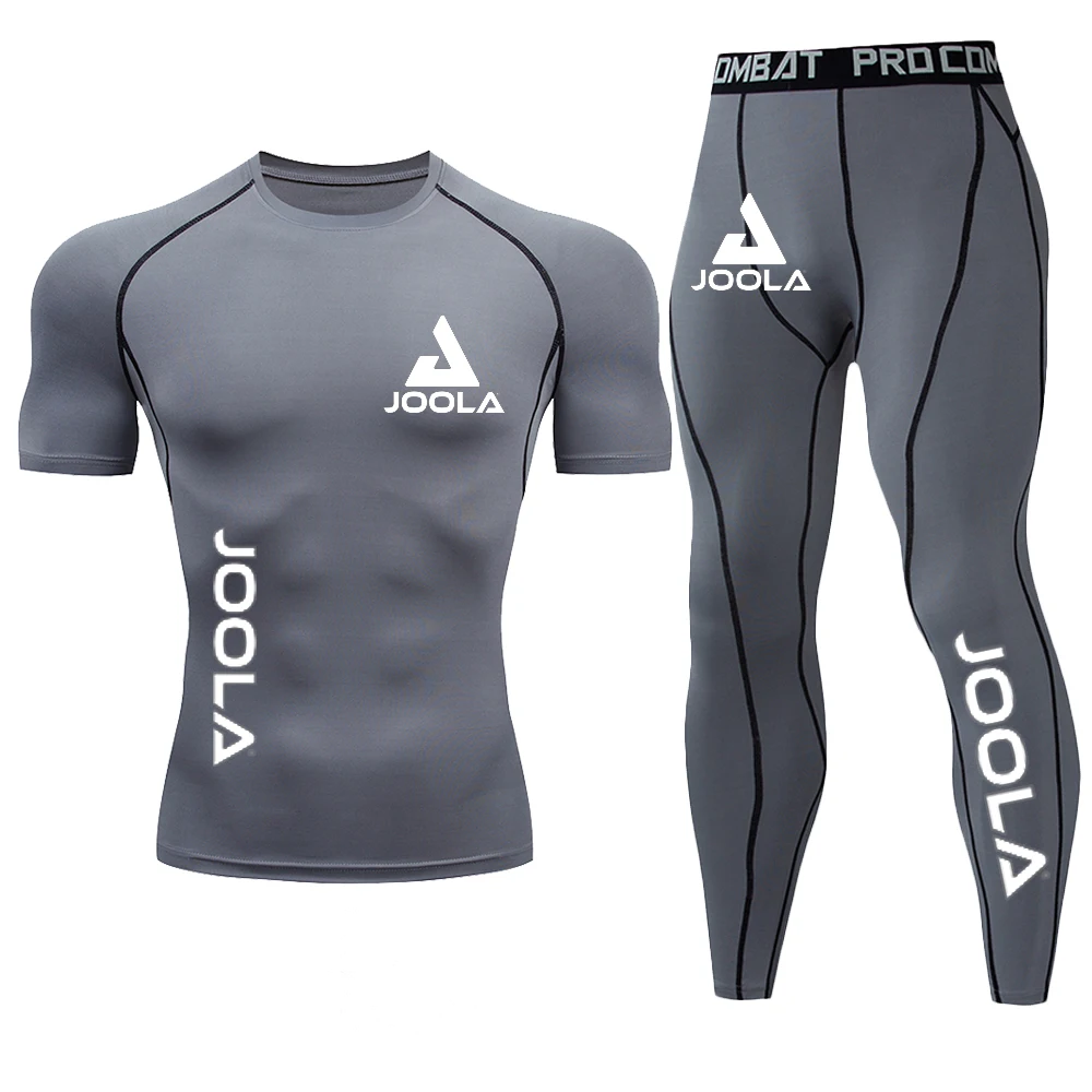 JOOLA New Men's Fitness Suit Set, Quick Drying Tight Compression Running Sportswear, Breathable Training Two-Piece Set
JOOLA New Men's Fitness Suit Set, Quick Drying Tight Compression Running Sportswear, Breathable Training Two-Piece Set