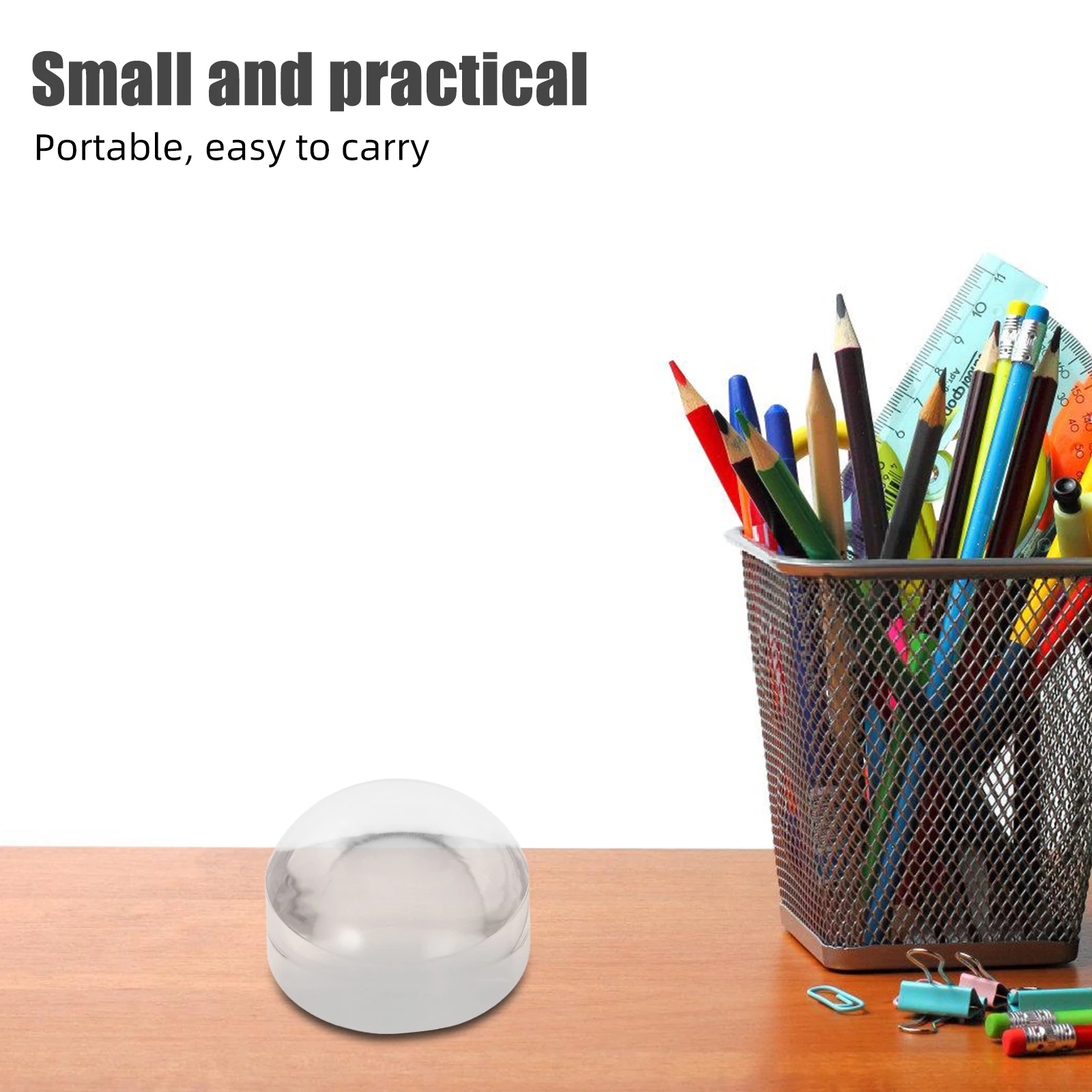 65Mm Clear Magnifying Dome 10X Desktop Reading Magnifier for Newspapers Books Maps Wide Lightweight Portable
65Mm Clear Magnifying Dome 10X Desktop Reading Magnifier for Newspapers Books Maps Wide Lightweight Portable