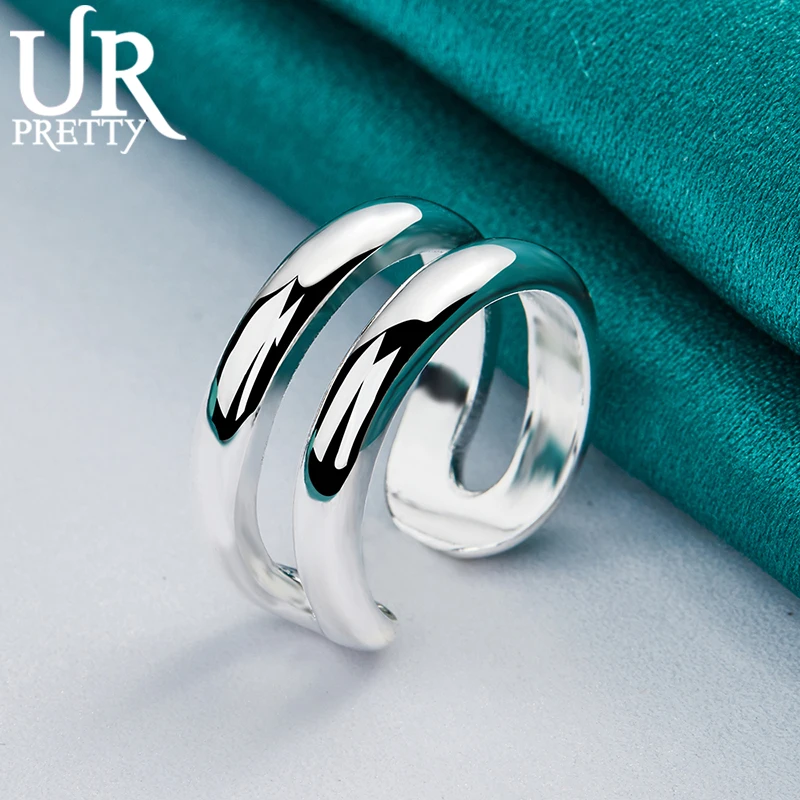 925 Sterling Silver Open Adjustable Rings for Woman Men Charm Jewelry Engagement Wedding Fashion Gifts
925 Sterling Silver Open Adjustable Rings for Woman Men Charm Jewelry Engagement Wedding Fashion Gifts