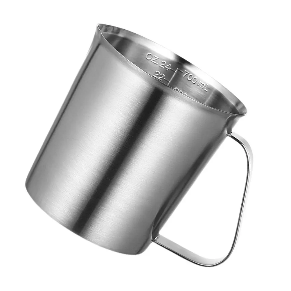 1Pcs Stainless Steel Latte Measuring Cup with Clear Scale Markings Easy-Grip Handle for Coffee Bar Home Baking Milk Frothing
1Pcs Stainless Steel Latte Measuring Cup with Clear Scale Markings Easy-Grip Handle for Coffee Bar Home Baking Milk Frothing