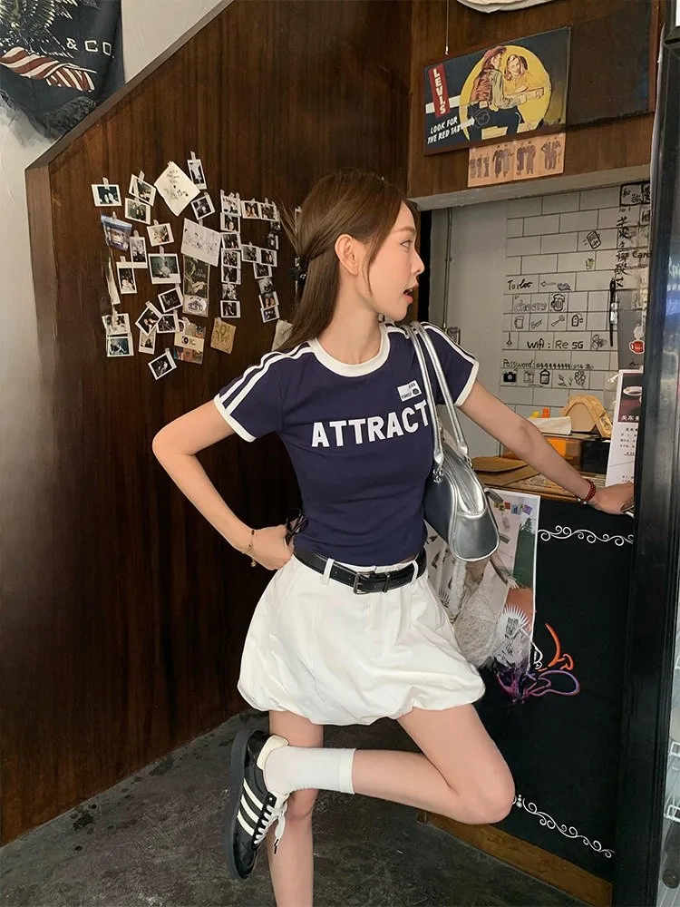 Song Zhengen White Flower Bud f Skirt Women's Summer Small Size High Waist Slim ort A-Line ort Skirt Korean Sle
Song Zhengen White Flower Bud f Skirt Women's Summer Small Size High Waist Slim ort A-Line ort Skirt Korean Sle