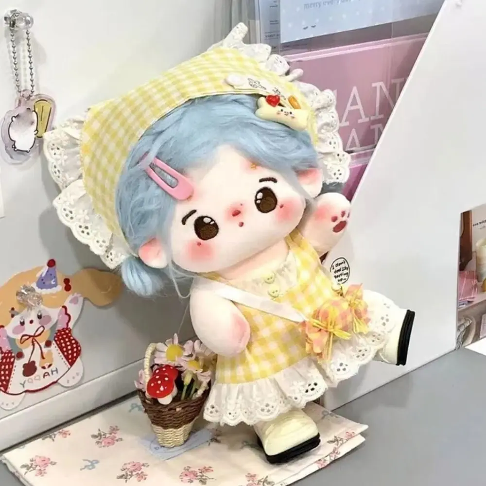 Plaid Skirt 10cm Cotton Doll Clothes Candy Bag Headscarf 20cm Doll Clothes Outfit Dress Up Cute Doll Clothes Set
Plaid Skirt 10cm Cotton Doll Clothes Candy Bag Headscarf 20cm Doll Clothes Outfit Dress Up Cute Doll Clothes Set