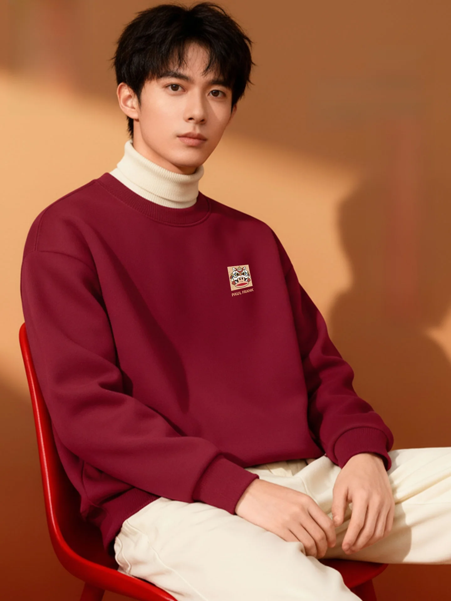 2026 New Year Red Clothes Men'S Fce Lined Thiened Winter Sweatirt Casual Sle round Ne Long Sve
2026 New Year Red Clothes Men'S Fce Lined Thiened Winter Sweatirt Casual Sle round Ne Long Sve